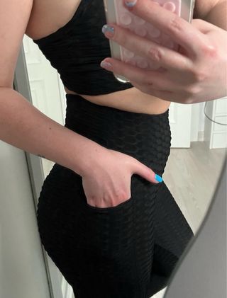 Conjunto deportivo negro para el GYM / SHEIN
