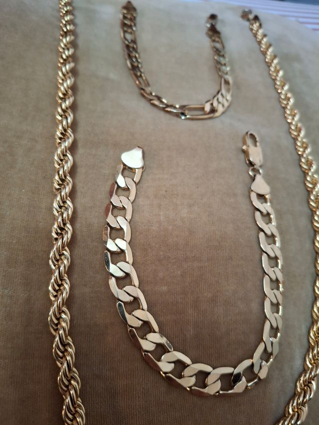 Conjuntos cadenas y pulsera Acero inoxidable...