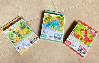3 Puzzles de dinosaurios 20 piezas