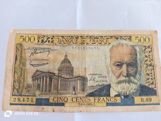 Nota 500 Francos França 1955