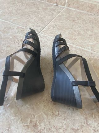 Sandalias Geox negras mujer 39