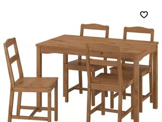 Mesa y 4 sillas Ikea - Madera