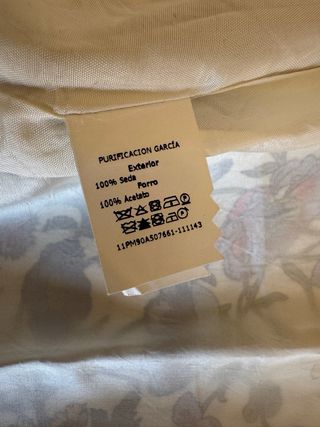 Vestido seda floral Purificacion Garcia