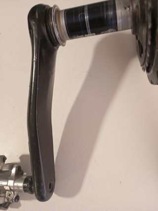 Bielas carbono Truvativ + Pedales Shimano PD-M52