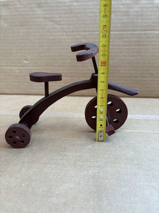 Triciclo legno vintage bambole