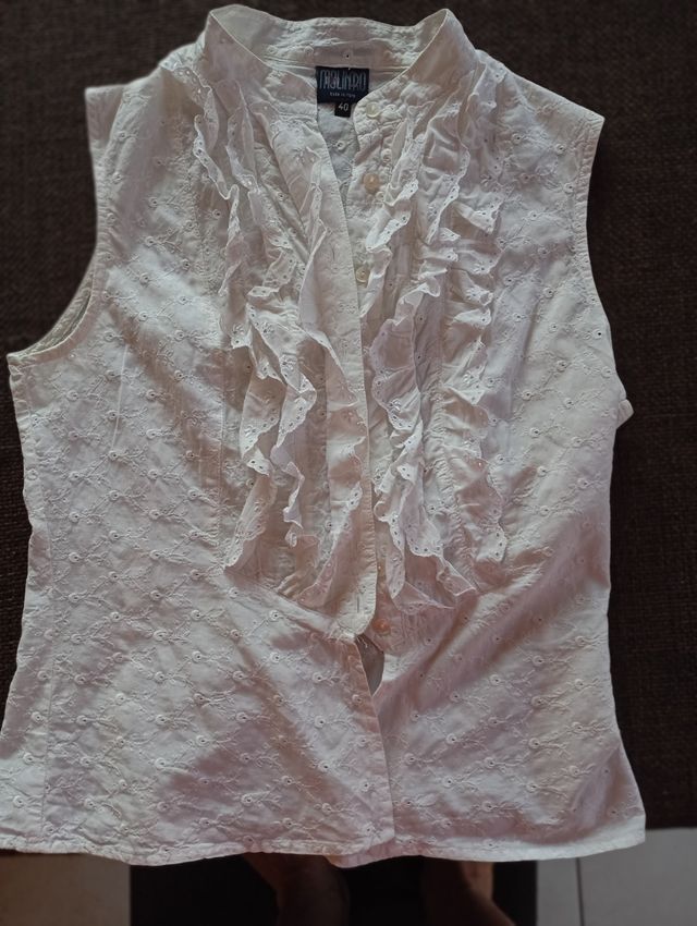 Camicetta senza maniche tg 40, pari a nuovo