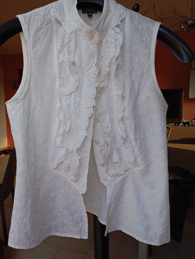 Camicetta senza maniche tg 40, pari a nuovo