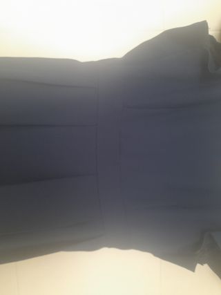 Vestido azul marino fiesta.