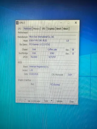 Placa base MSI B360-F PRO