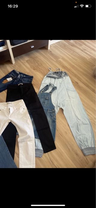 Jeans Mujer - Azul, Negro