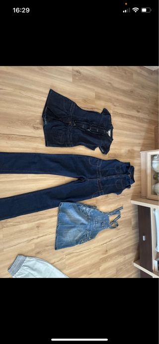 Jeans Mujer - Azul, Negro