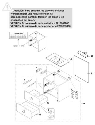 Conjunto Mueble de baño Roca VICTORIA-N 80x46