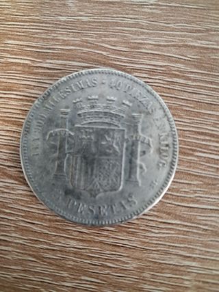 7 Monedas de plata del siglo XIX