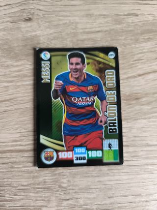Cromo Messi Balón de Oro Adrenalyn XL
2015-2016