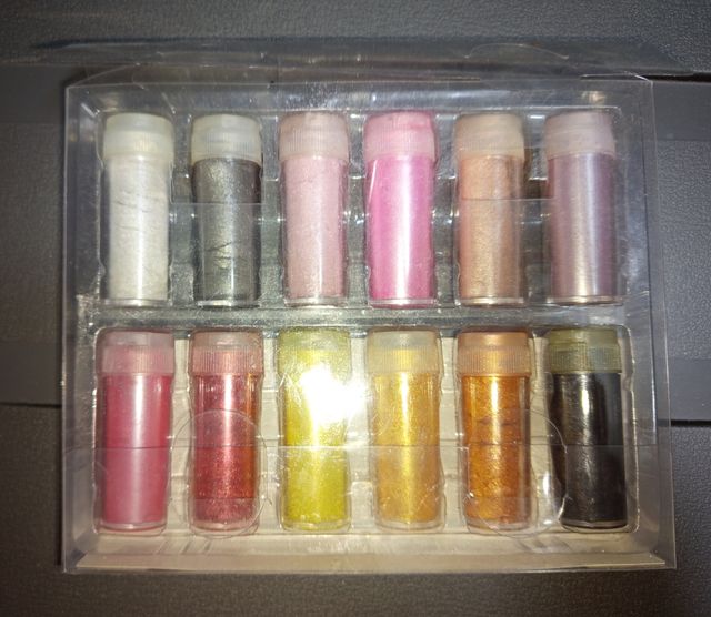12 Coloranti di Polvere di Mica 