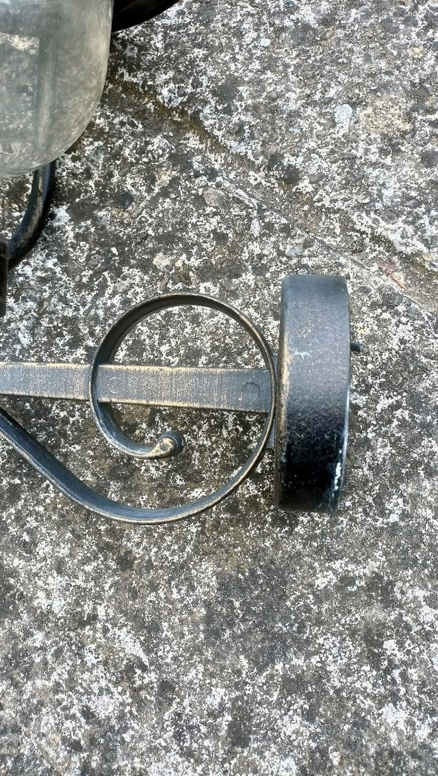 Lampada da esterno metallo vetro