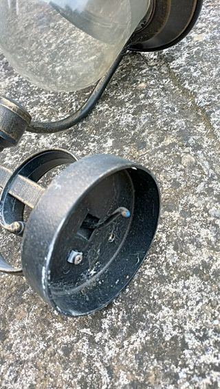 Lampada da esterno metallo vetro