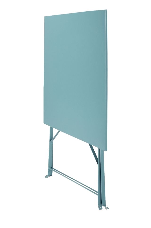 Mesa plegable jardín blanca 70x71x70cm