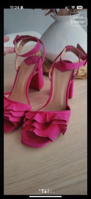 Sandalias Stradivarius rosa