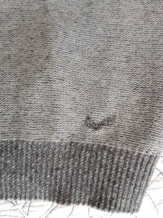 Jersey pico gris talla M