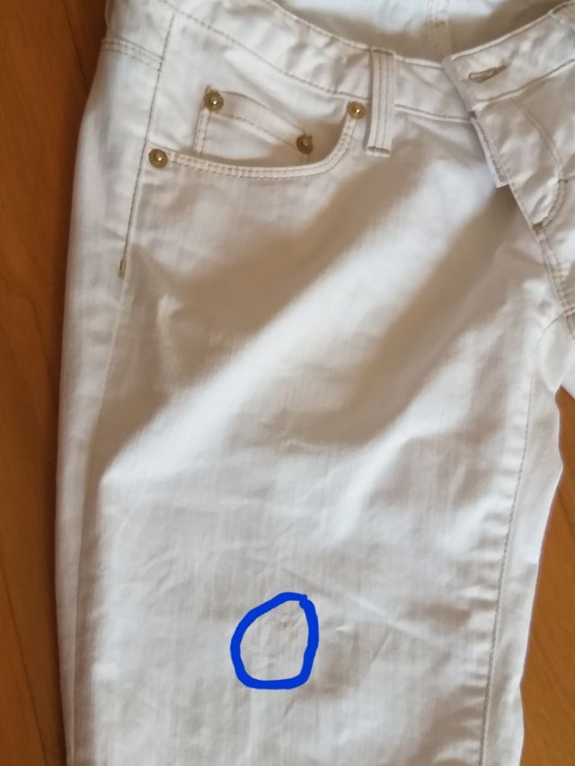 Dsquared2 Jeans bianchi e oro