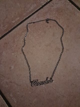 Collana con nome Claudia