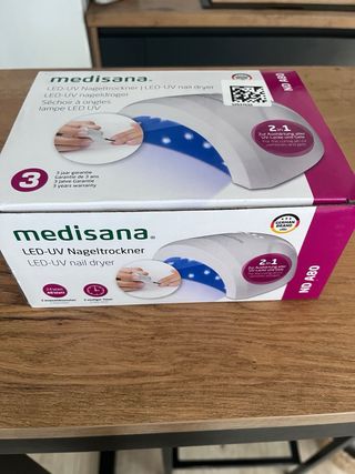 Secador de uñas. Lampara LEDUV medisana  manicura