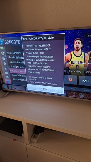 Tele LG 42" con mando MagicControl y Chromecast