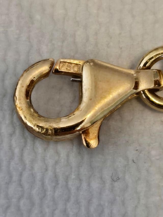 Collar Tous piel negra - oro 750. Sin ofertas 