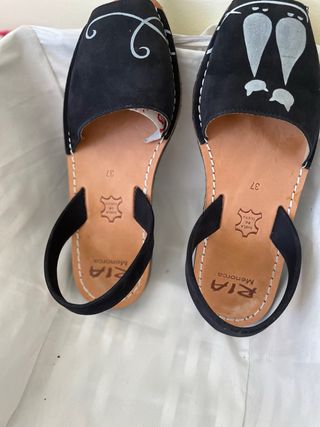 Sandalias Ria Menorca negras 37