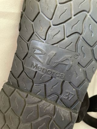 Sandalias Ria Menorca negras 37