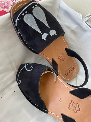 Sandalias Ria Menorca negras 37