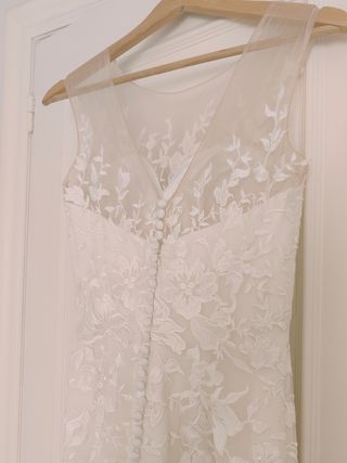 Vestido de novia sirena con encaje