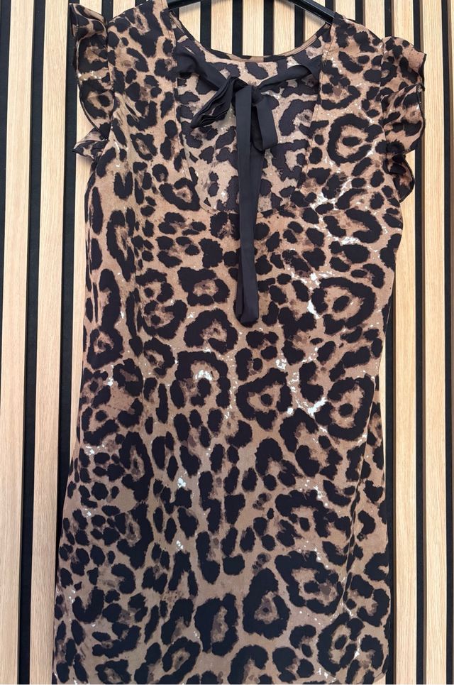 Top Leopardo con Fiocco