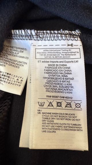 Sudadera Adidas Real Madrid XXL