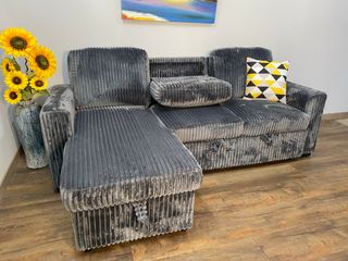 Sofá cama LUKE gris - Cómodo y elegante