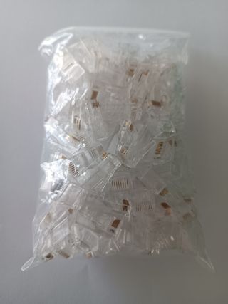 Conectores RJ45 Cat5 - 100 unidades
