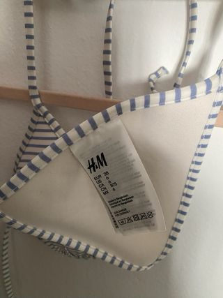 Bikini rayas azul-blanco