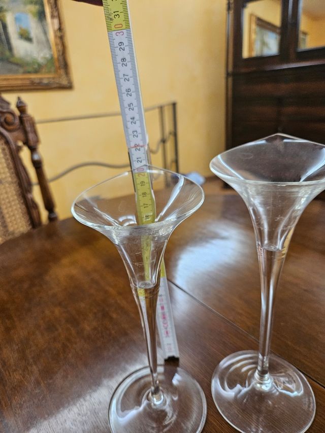 Candelieri Rosenthal vetro - coppia