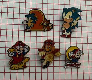 Pins Mario & Sonic: 5 unidades