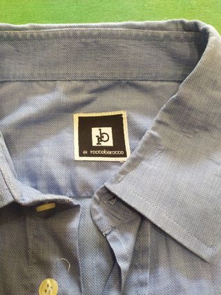 Camicia Roccobarocco Uomo Azzurra.