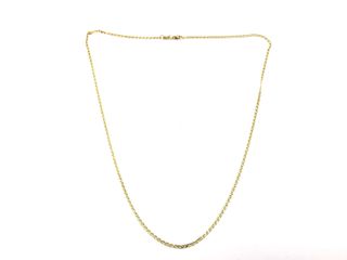 cadena oro 18k 25.5cm