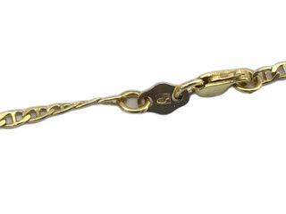 cadena oro 18k 25.5cm