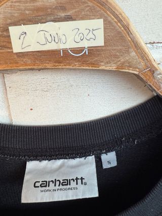 CARHARTT sudadera algodón negra talla S