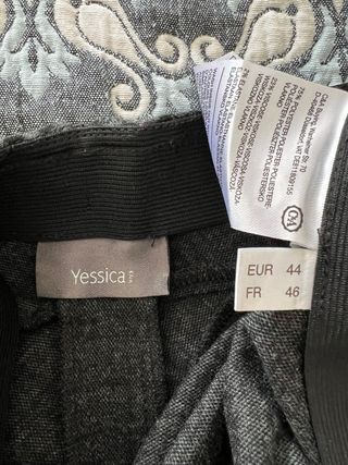 Minifalda Yessica gris y negra - Talla 44