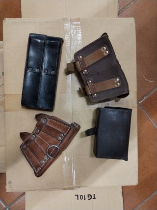Lotto 4 Giberne militari vintage 