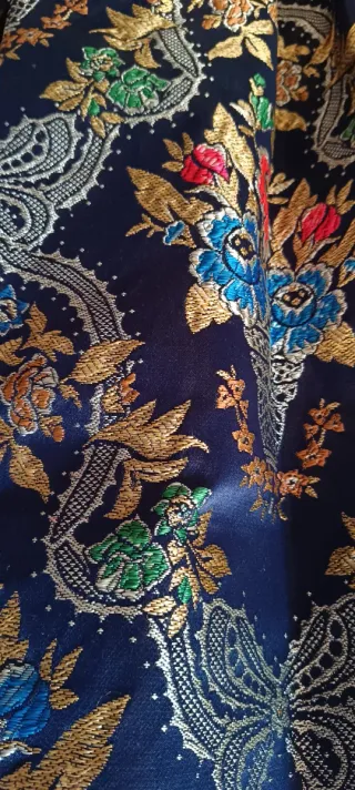 Traje Fallera Azul y Oro