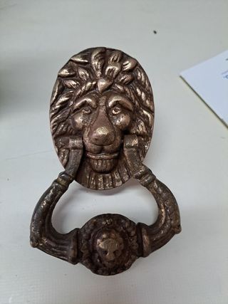 Llamador puerta león vintage