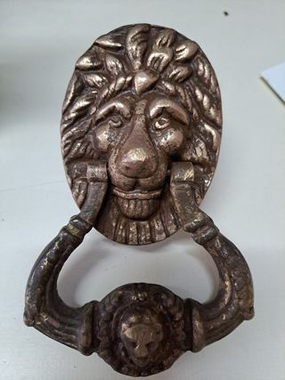 Llamador puerta león vintage