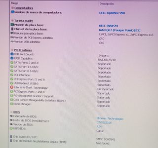 Optiplex 990 i7-2600: 16GB RAM, SSD 240GB HDD 1TB
